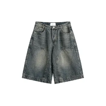 Trendy Washed Denim Shorts