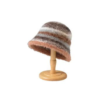 Contrast Color Warming Bucket Hat