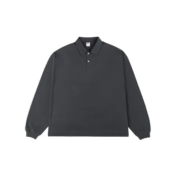 Loose Lapel Long Sleeve T shirt