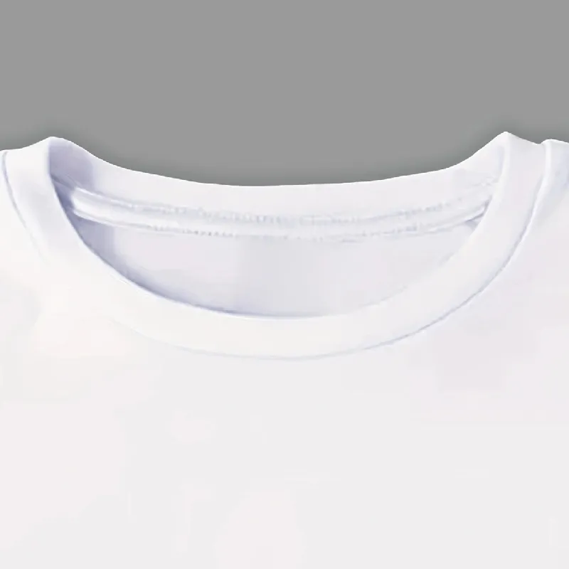 Street Letter Milk Fiber T Shirt-2
