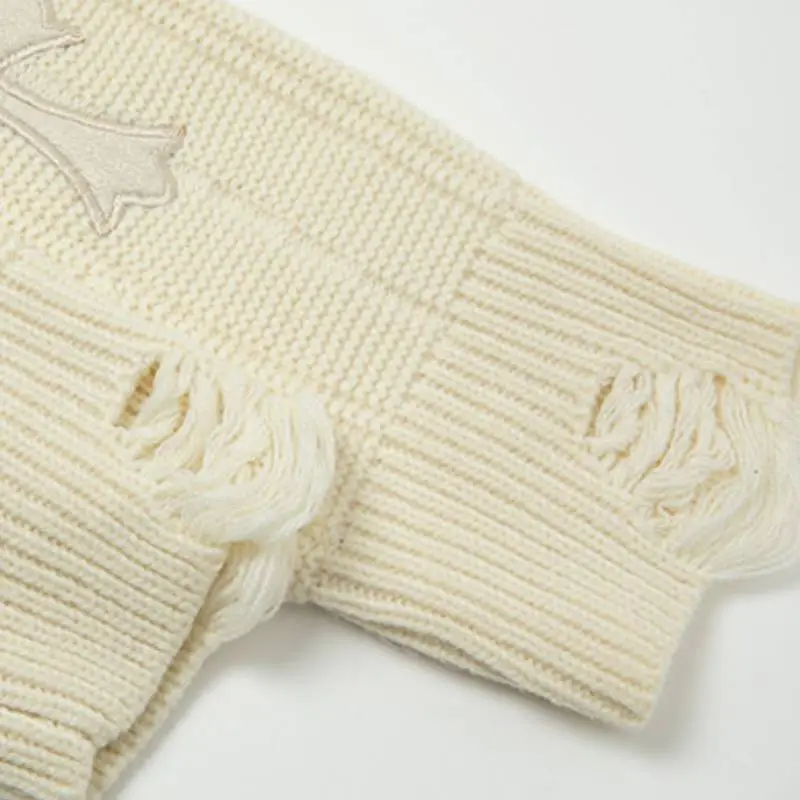 Loose Embroidered Sweater-9