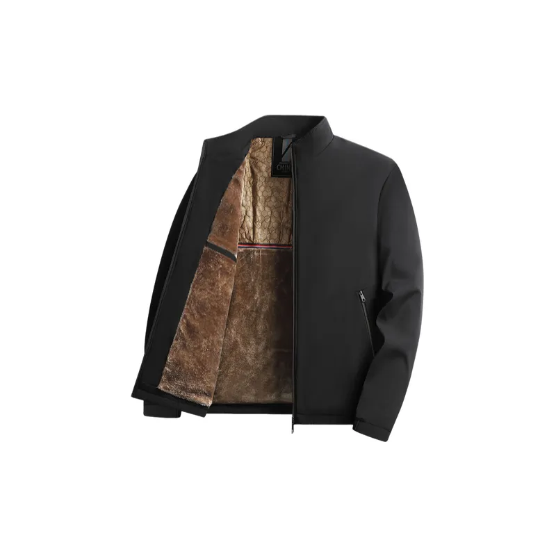 Plain Zipper Jacket-0