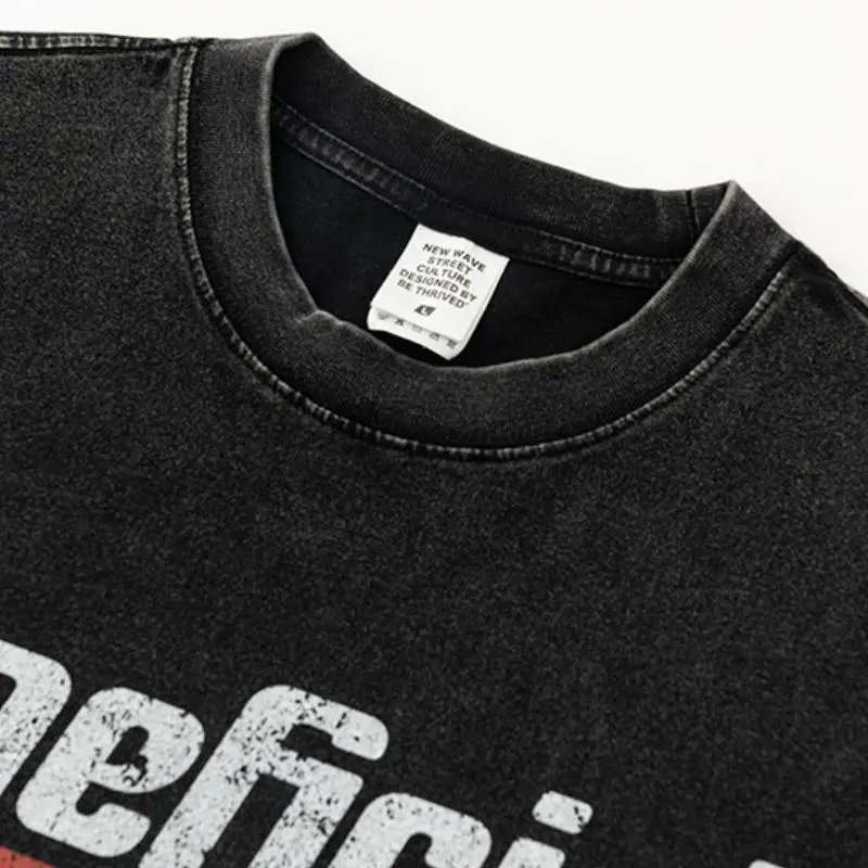 Street Washed 100% Cotton T Shirt-8