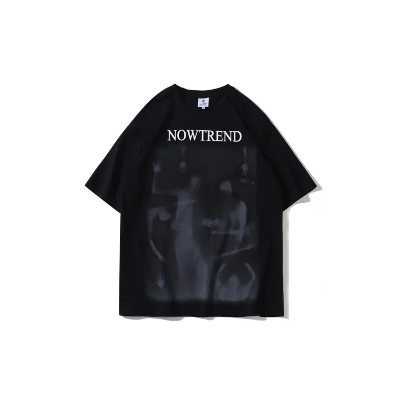 Demon Ghost Print Short Sleeve T Shirt