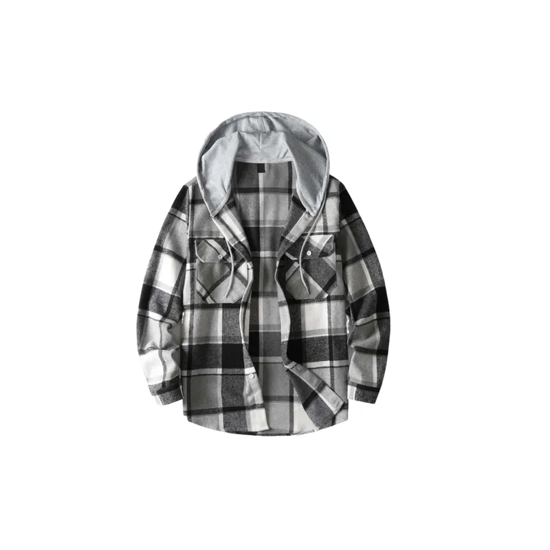 Casual Retro Woolen Fabric Shirt-5