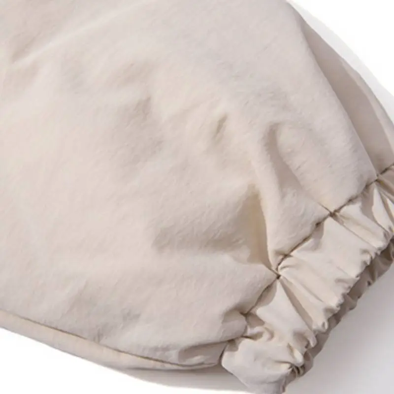 Casual Simple White Duck Down Jacket-7