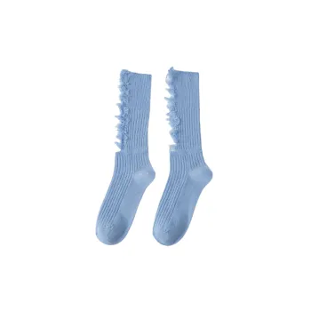 Casual Breathable Cotton Mid Calf Sock