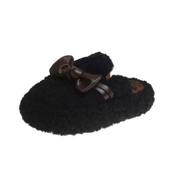 Fashionable Leopard Print Cotton Shoes