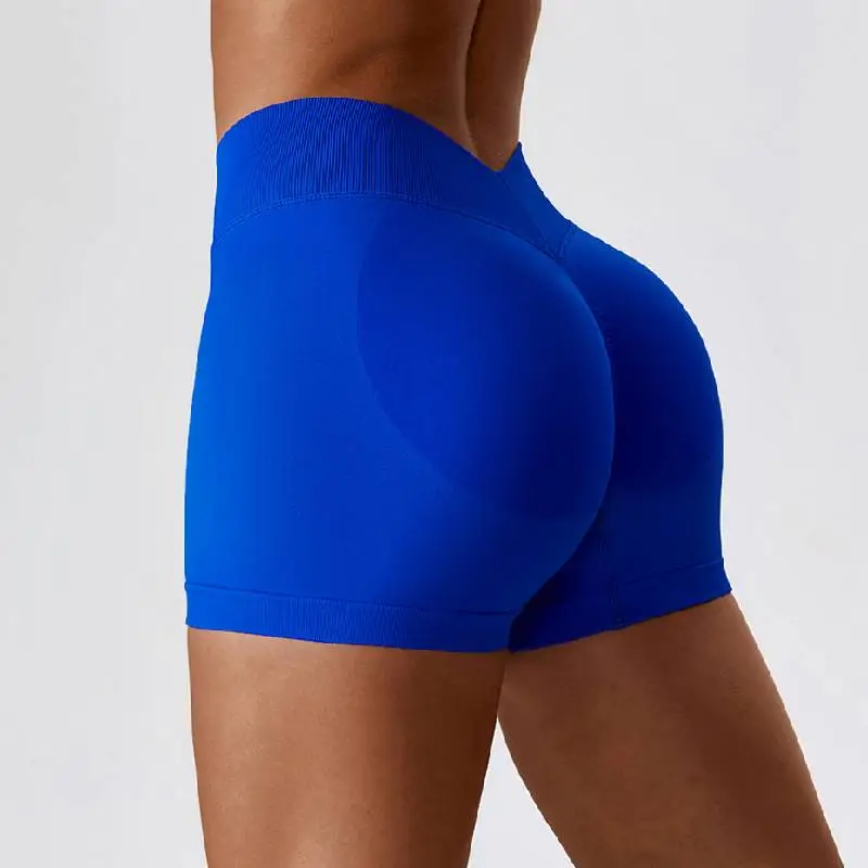 Casual Plain Sports Shorts Women-1