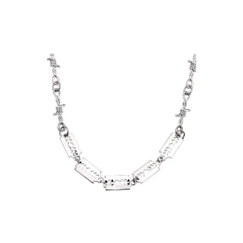 Blade Pendant Thorn Hip Hop Chain Necklace