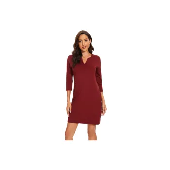 Casual Random Print Polyester Dress Women