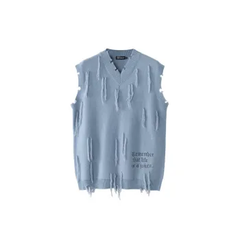Tangmu Trendy Knitted Sleeveless Vest