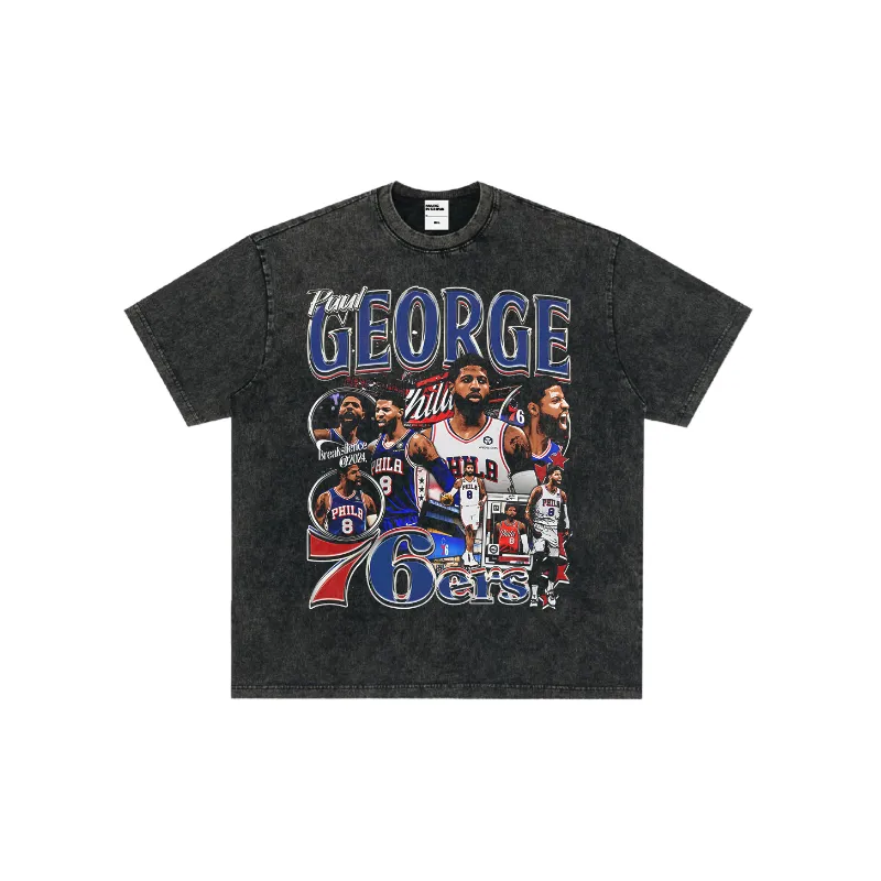 Washed Loose 100% Cotton T Shirt-2