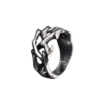 Niche Retro Titanium Steel Ring