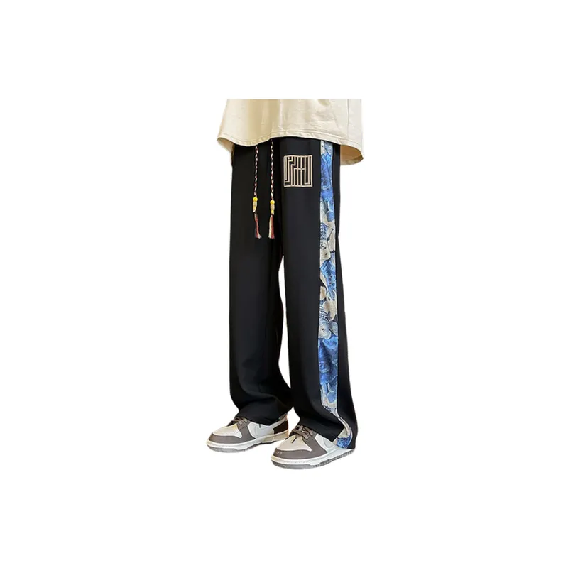 Straight Loose Wide Leg Casual Pants-2