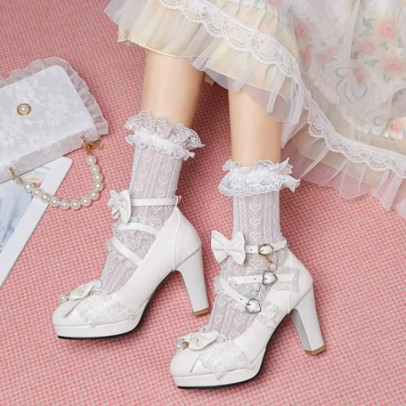 Elegant Bow High Heels-2