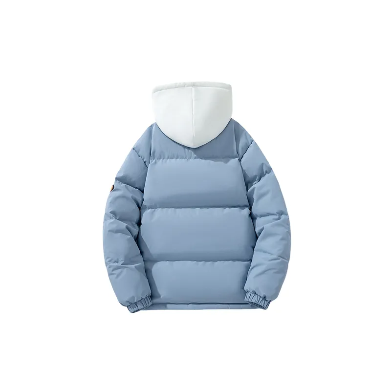 Trendy Loose White Duck Down Jacket-9