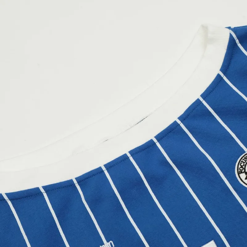 Sports Embroidered Letter Striped Cotton Sweatshirt Women-6