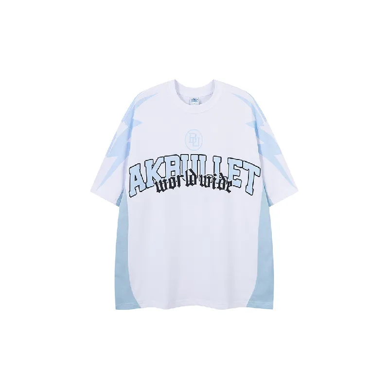 Casual Loose Combed Cotton T-Shirt-0