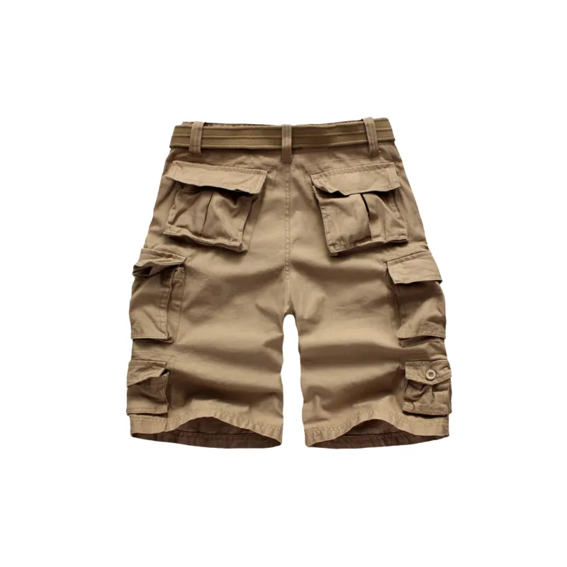 Loose Large Pockets Cargo Shorts-1