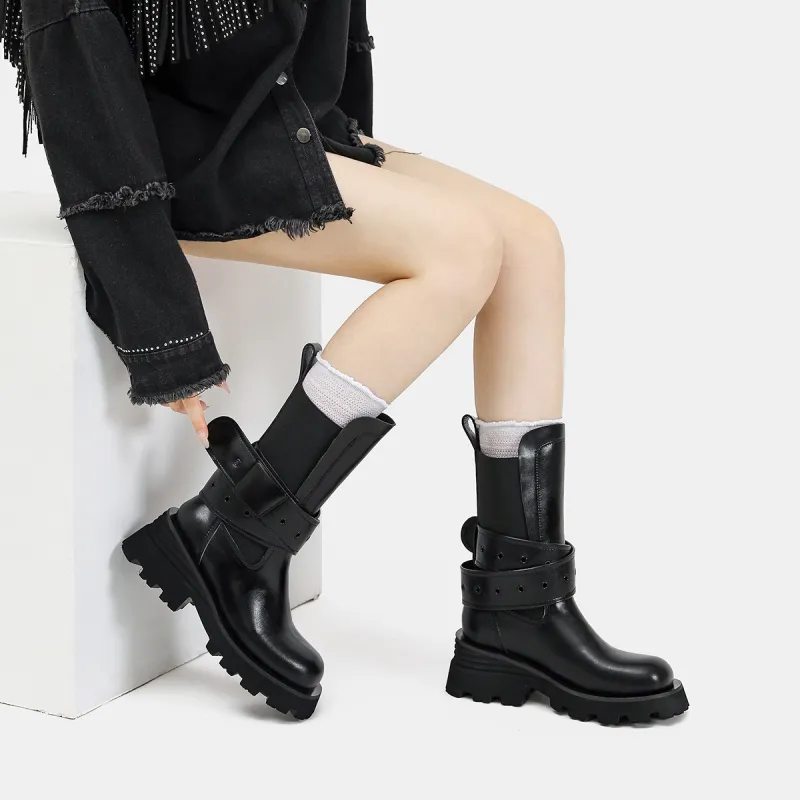 Simple Plain Chelsea Boot-2