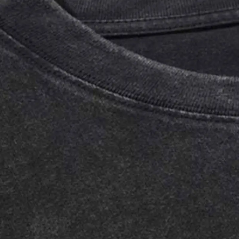 Street Print Cotton Blended Fabric T Shirt-2