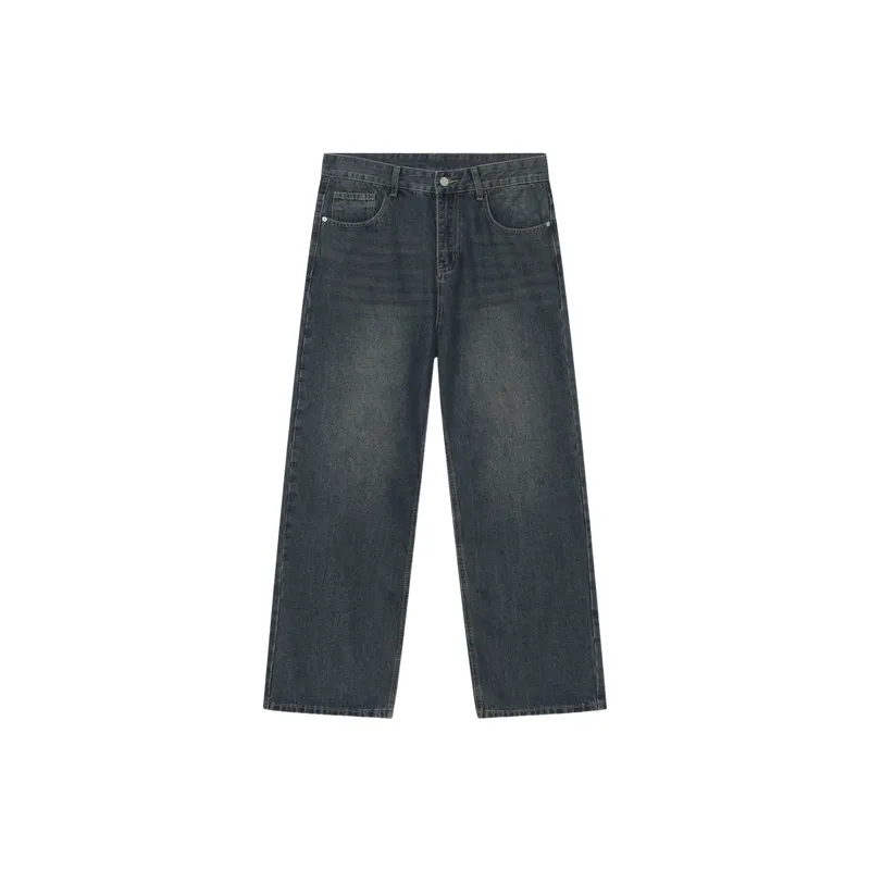 Basics Straight Leg Jeans-0