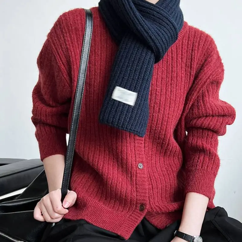 Retro Fashionable Berber Fleece Knitwear-6