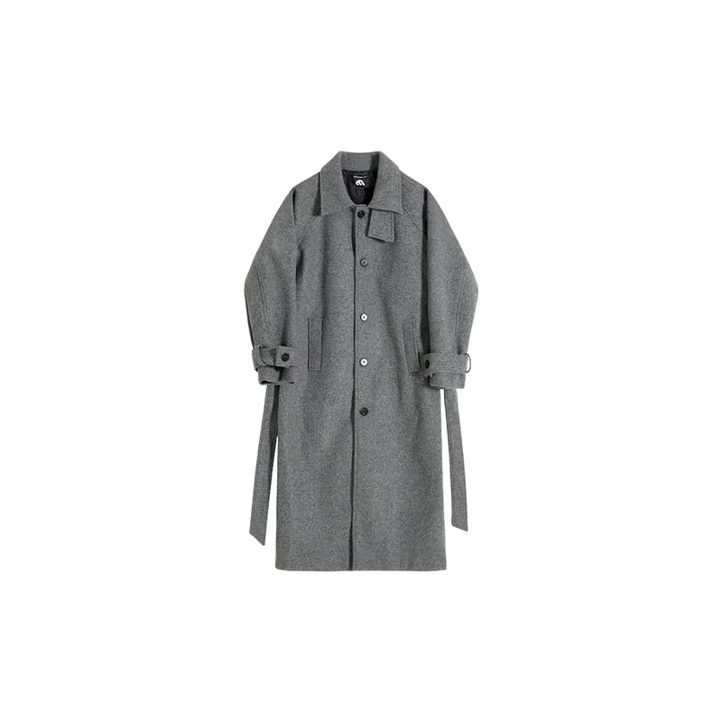 Casual Fashionable Cotton Blended Fabric Coat-0