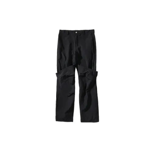 Double-sided Reverse Deconstruction Functional Breasted Trousers