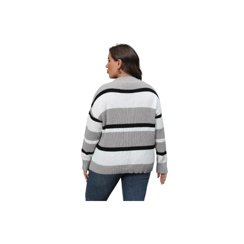 Street Fashionable Polyester Fleece Sweater Women-1