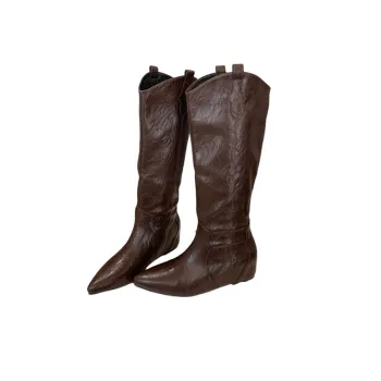 Retro Casual Knee High Boots