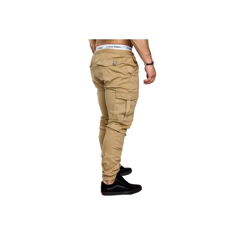 Basics Simple Cargo Pants-4