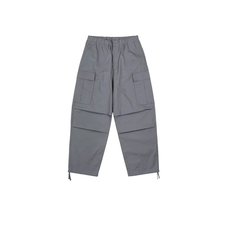 Elastic Loose Fit Tapered Jogger Pants-8