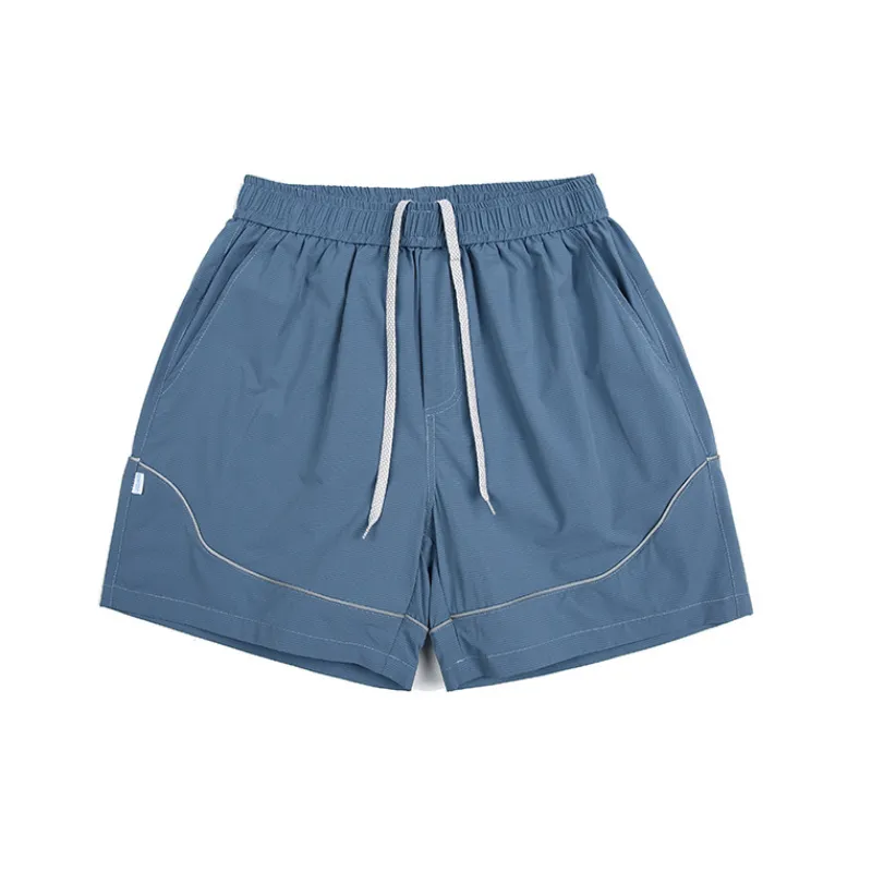 Simple Fashionable Blended Synthetic Fabrics Sports Shorts-6
