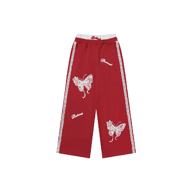Fashionable Loose Straight Leg Casual Pants Women-0
