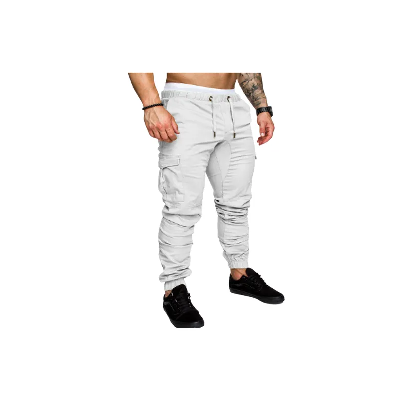 Basics Simple Cargo Pants-14