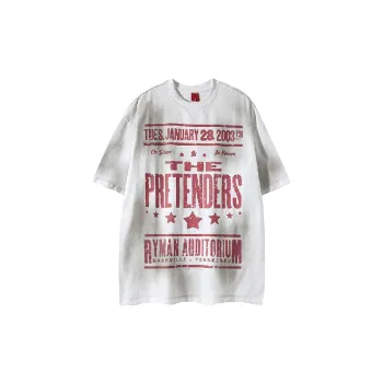 Simple Loose Cotton Blended Fabric T Shirt