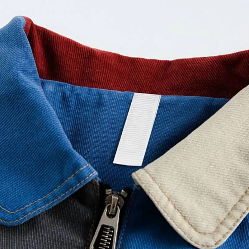 Retro Contrast Color Jacket-2