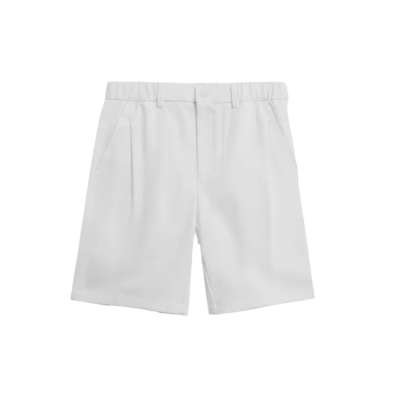 Business Simple Polyester Casual Shorts-4