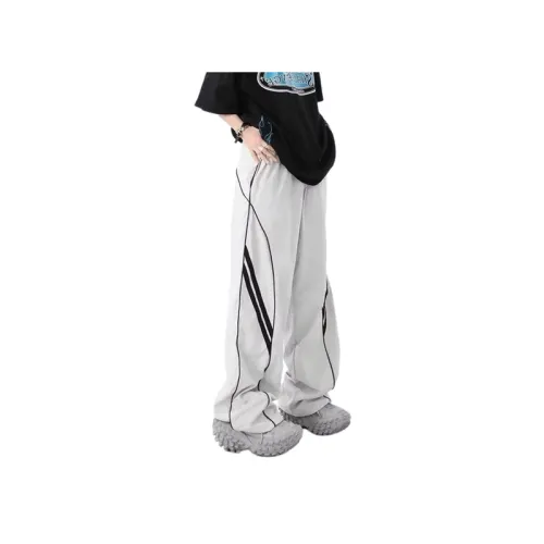 Retro Wide Leg Sports Pants