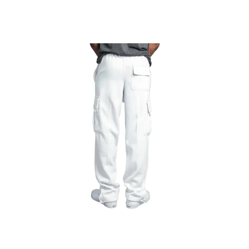Simple Loose Polyester Casual Pants Unisex-9