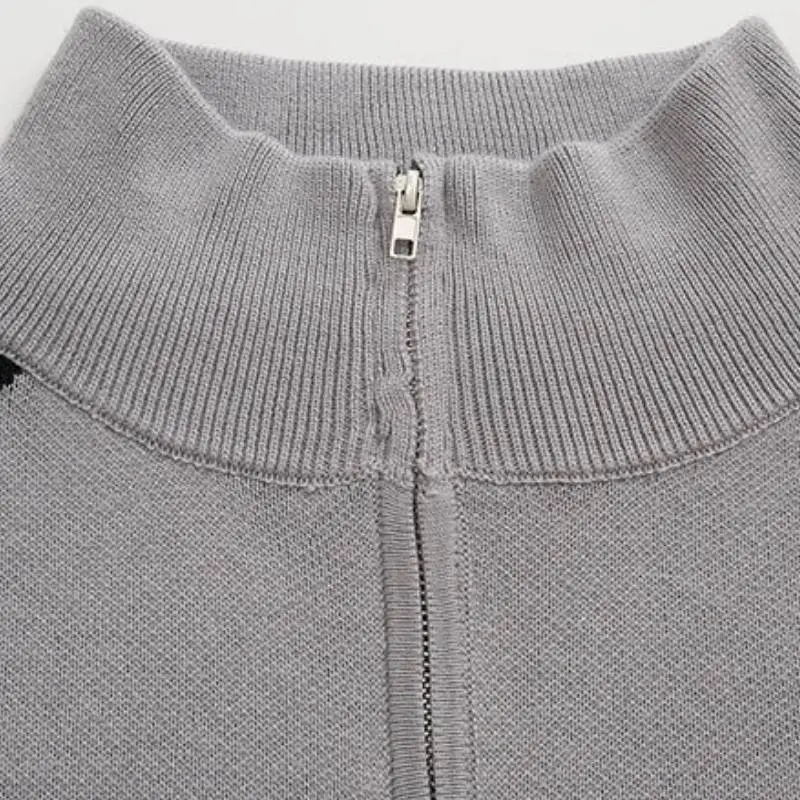 Street Hip Hop Cotton Blended Fabric Sweater-4