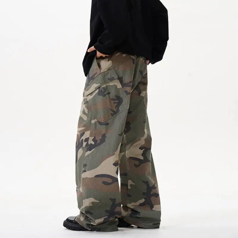 Fashionable Loose Cotton Casual Pants-3
