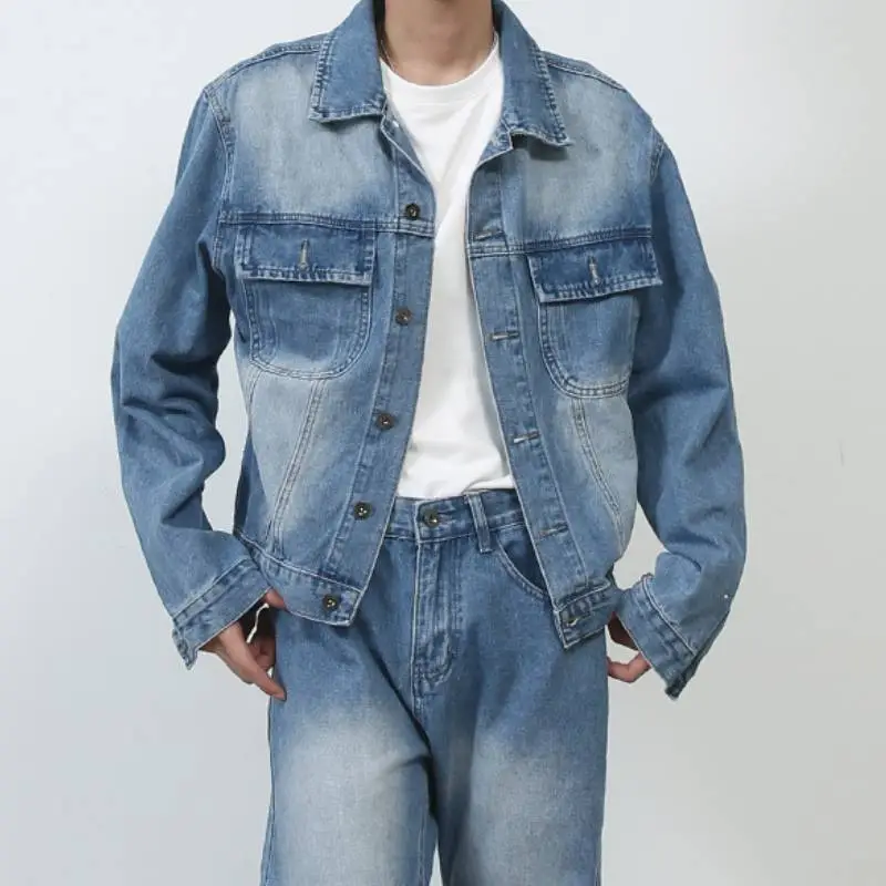 Fashionable Loose Cotton Blended Fabric Jacket-7