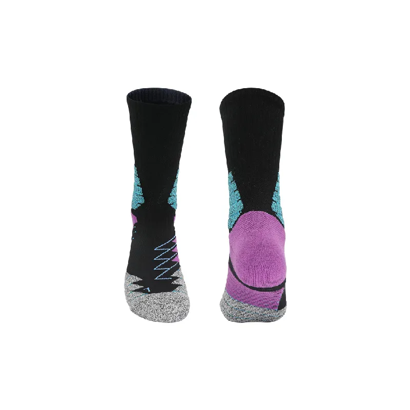 Fashionable Sporty Combed Cotton Basketball Socks-3
