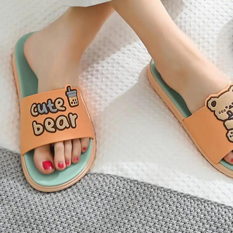 Home Use Cartoon Flip Flops-4