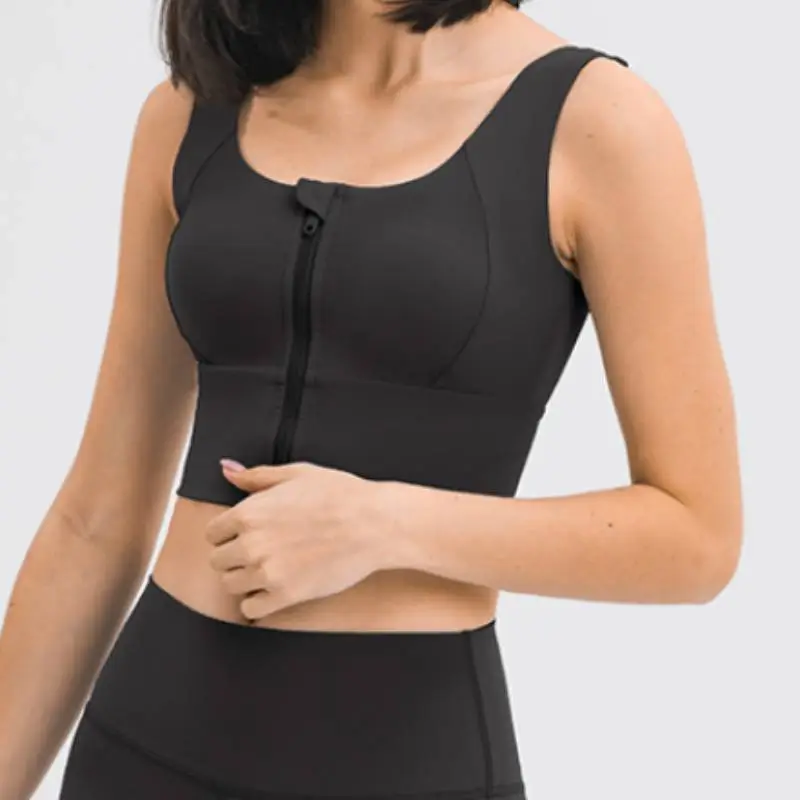 Fashionable Zipper Sports Underwear Women-13