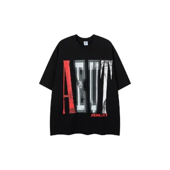 Cartoon Loose Combed Cotton T-Shirt