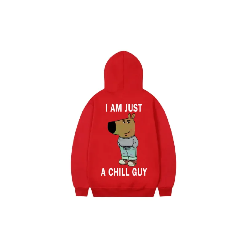 Casual Loose Polyester Hoodie-1